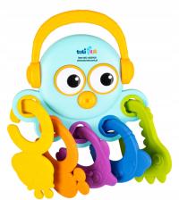 TULIFUN ZABAWKA SENSORYCZNA OŚMIORNICA Z ODCZEPIANYMI GRYZAKAMI 3m+ 30100