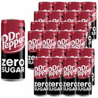 Dr Pepper Zero Napój gazowany 330 ml x 24 sztuki