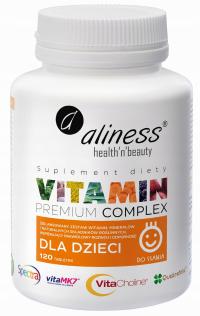 Aliness Premium Vitamin Complex ODPORNOŚĆ WITAMINY DLA DZIECI DO SSANIA 120