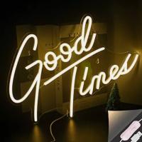 Looklight Neonowy znak „Good Times”, ciepła biel