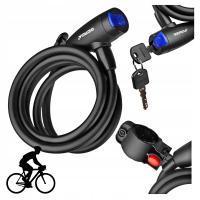 Zapięcie Rowerowe Gerda Flex Max 1800/12T Długa Pętla Plecione Linki Klucze