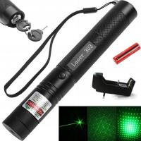 Wskaźnik Laserowy Laser Zielony 90Km + AKUMULATOR