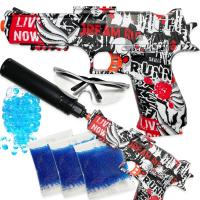 Pistolet Na Kulki Żelowe Automatyczny Elektryczny Zestaw + Kulki Gratis