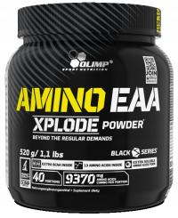 OLIMP AMINO EAA Xplode AMINOKWASY Kompleks BCAA Glutamina Pomarańcza 520g