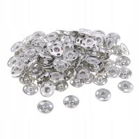 50x Metalowe Przyszyj Na Zatrzaski Zapięcia Zatrzaskowe Naciśnij Ćwieki do Szycia Ubrań 12mm