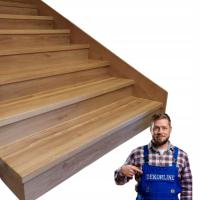 Лестничные ступени из дубового ковра - по размеру Самостоятельная установка