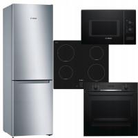 Набор Bosch Холодильник Печь Микроволновая Печь Плита