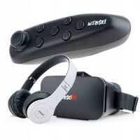 ОЧКИ 3D VR ДЛЯ ТЕЛЕФОНА С КОНТРОЛЛЕРОМ BT