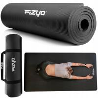 DUŻA GRUBA Mata do Ćwiczeń Jogi Pilatesu 190x100 Karimata NBR Fitness 1,5cm