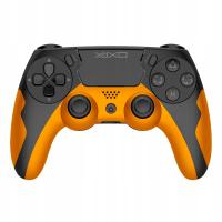 Pad bezprzewodowy do SONY PS4 PS3 PC ANDROID YAXO Hornet Fury pomarańczowy