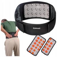 Pas magnetyczny Fit4Med na kręgosłup czarny z 25 magnesami