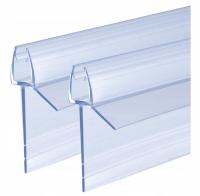 Uszczelka Prysznicowa do drzwi szklanych przezroczysta PVC 2 × 70 cm