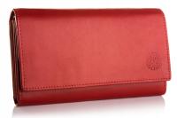 Женский кожаный кошелек Betlewski красный большой RFID в подарочной коробке