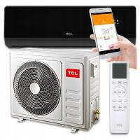 Klimatyzator Ścienny TCL Elite Dark Czarny 3,4kW Pilot WiFi ZESTAW Wydajny