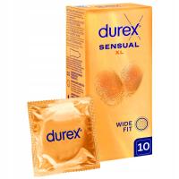 Ультра тонкий Durex SENSUAL XL презервативы шире невидимый латекс 10 шт