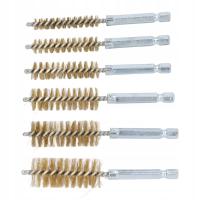 6 SZT SZCZOTKA DRUCIANA WYCIOR DO RUR TRZPIENIOWA NA WKRĘTARKĘ BIT ZESTAW