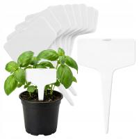 Tabliczki do opisu roślin Etykiety 6x3 cm Białe do rozsady warzyw Ogrodowe