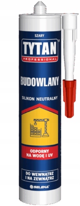 SILIKON NEUTRALNY BUDOWLANY TYTAN 280ML 10041695 SZARY