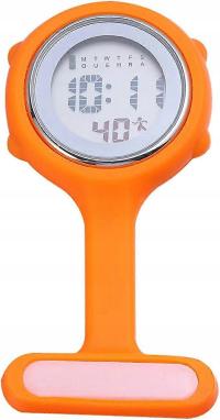 ЧАСЫ МЕДСЕСТРЫ МЕДИЦИНСКИЕ С АНГЛИЙСКОЙ БУЛАВКОЙ СИЛИКОНОВЫЕ ПРАКТИЧНЫЕ МАЛЕНЬКИЕ