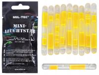 Oświetlenie chemiczne światło Mil-Tec Lightstick Mini 10szt Żółte 4,5x40 mm