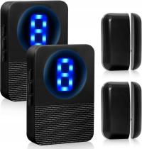 Alarm czujnik otwarcia okna/drzwi 1 odbiornik + 4 czujniki bezprzewodowe