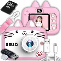 Цифровая фотокамера для детей камера игрушка игры 40MPX карта 32GB