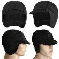 CZAPKA CZEPEK Z DASZKIEM ROWEROWY POD KASK TERMOAKTYWNY OCIEPLANY CIEPŁY