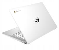 Biały Laptop HP Chromebook 14 Intel N4120 4GB eMMC 64 GB FullHD Chrome OS