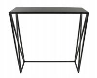 Консоль No9 loft 80x25x82 черный матовый KoyGarden