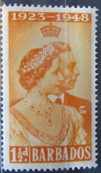 Barbados kolonia brytyjska stary znaczek (6/10