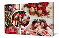 FOTO-OBRAZ ZDJĘCIE NA PŁÓTNIE ŚWIĄTECZNY 60x40 KREATOR PREZENT NA ŚWIĘTA
