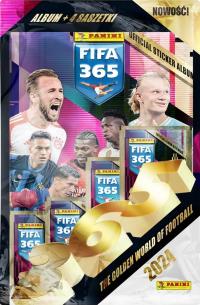 FIFA 365 2024 Panini стартовый набор 4 Саше 20 наклейки
