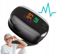 PULSOKSYLOMETR PULSOMETR NA PALEC SATURACJA MIERNIK TĘTNA TĘTNO