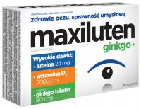 Maxiluten ginkgo+ 30 tabl. Aflofarm zdrowie oczu, sprawność umysłowa