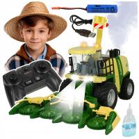 Комбайн с дистанционным управлением, трактор с дистанционным управлением, дымовые звуки, светодиодная сельскохозяйственная машина