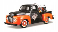 MAISTO Ford F-1 Pickup +motocykl HARLEY 1/24 32180