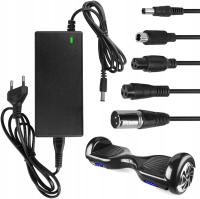 Uniwersalny zasilacz ładowarka do hulajnogi elektrycznej 42V + wtyczki