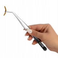 ZAGIĘTA PĘSETA TERRARYSTYCZNA 20CM DO KARMIENIA GADÓW PŁAZÓW I OWADÓW