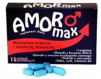 Таблетки Amor Max 15sz для эрекции потенции секс либидо Тестостерон похоть