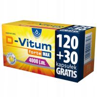 D-Vitum Forte MAX 4000 j.m. 150 kapsułek