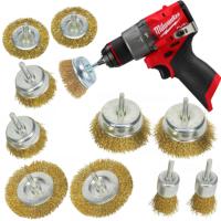 ПРОВОЛОЧНЫЕ ЩЕТКИ ДЛЯ ОТВЕРТКИ СВЕРЛИЛЬНЫЙ СТАНОК НАБОР ПРОВОЛОЧНЫХ ЩЕТОК 10ШТ