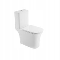 Invena Clarity kompakt bezkołnierzowy z deską wolnoopadającą