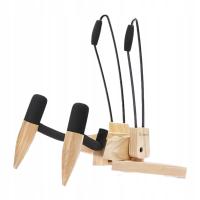 Mini stojak na gitarę Akcesoria do ukulele Drewniany stojak 23x20x32.5cm jasnobrązowy