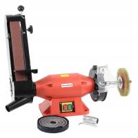 Настольный шлифовальный станок 520 Вт многофункциональный 3 в 1 каменный ленточный диск