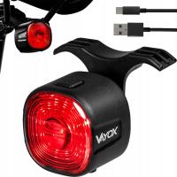 Светодиодный фонарь для велосипеда, задний красный смарт-USB - C, водонепроницаемый, мощный