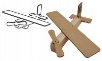 SAMOLOT Z DREWNA DO SAMODZIELNEGO MONTAŻU