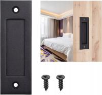 UCHWYT WPUSZCZANY LOFT DO DRZWI PRZESUWNYCH CZARNY POCHWYT DRZWIOWY