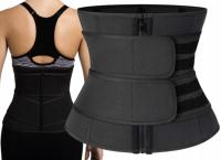 PAS WYSZCZUPLAJĄCY NEOPRENOWY DO ĆWICZEŃ ODCHUDZAJĄCY CZARNY ROZMIAR S