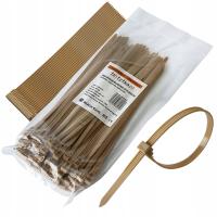 Opaski zaciskowe Trytytki do kabli Trytki 4,8 x 200 mm Cappucino 100 sztuk