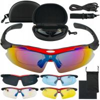 Okulary ROWEROWE Sportowe Polaryzacyjne NA ROWER Wymienne Szkiełka